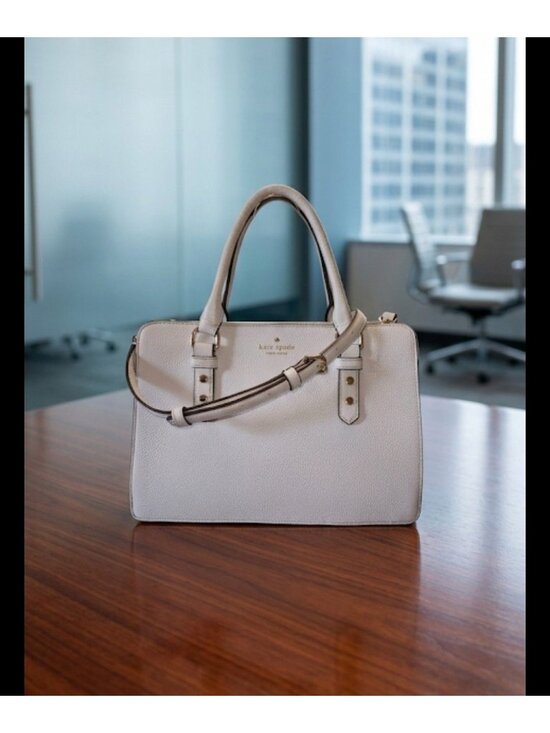 Kate Spade New York Handbags - Kate Spade Pebbled Leather Mulberry Street Lise Satchel/Crossbody Bag